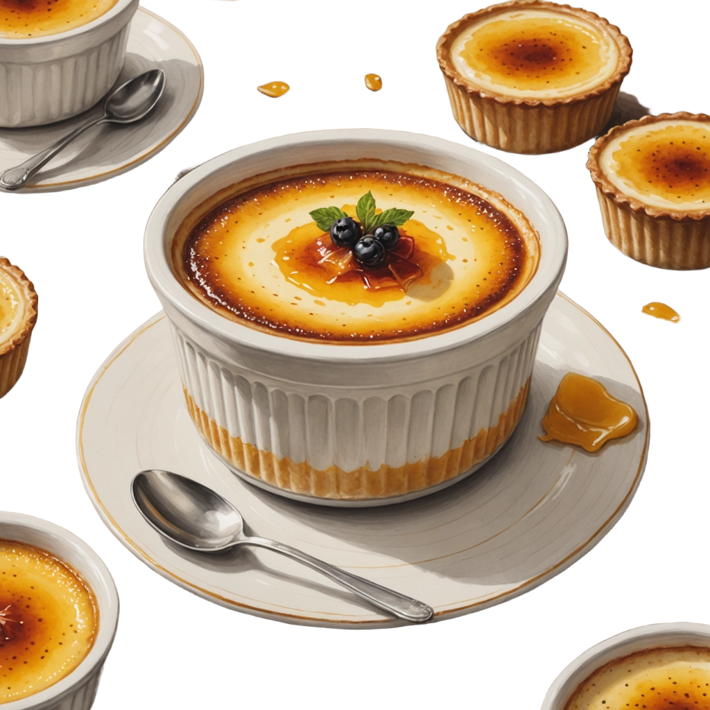 creme brulee auberge restaurant marchissy lamarmite carte de printemps