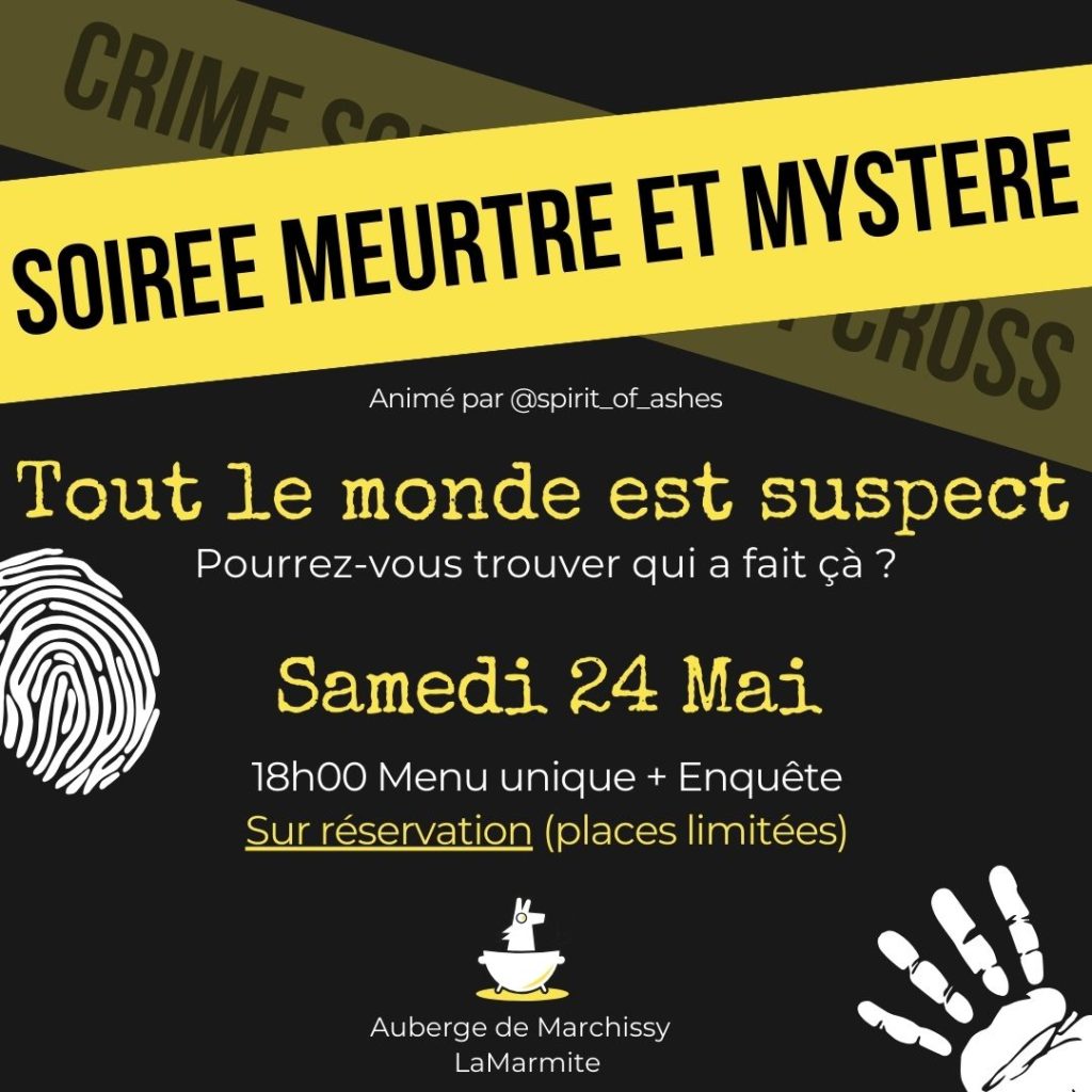 Soirée Meurtre et Mystère à LaMarmite -Enquête Post apocalyptique et repas gourmet, 24 Mai 2025