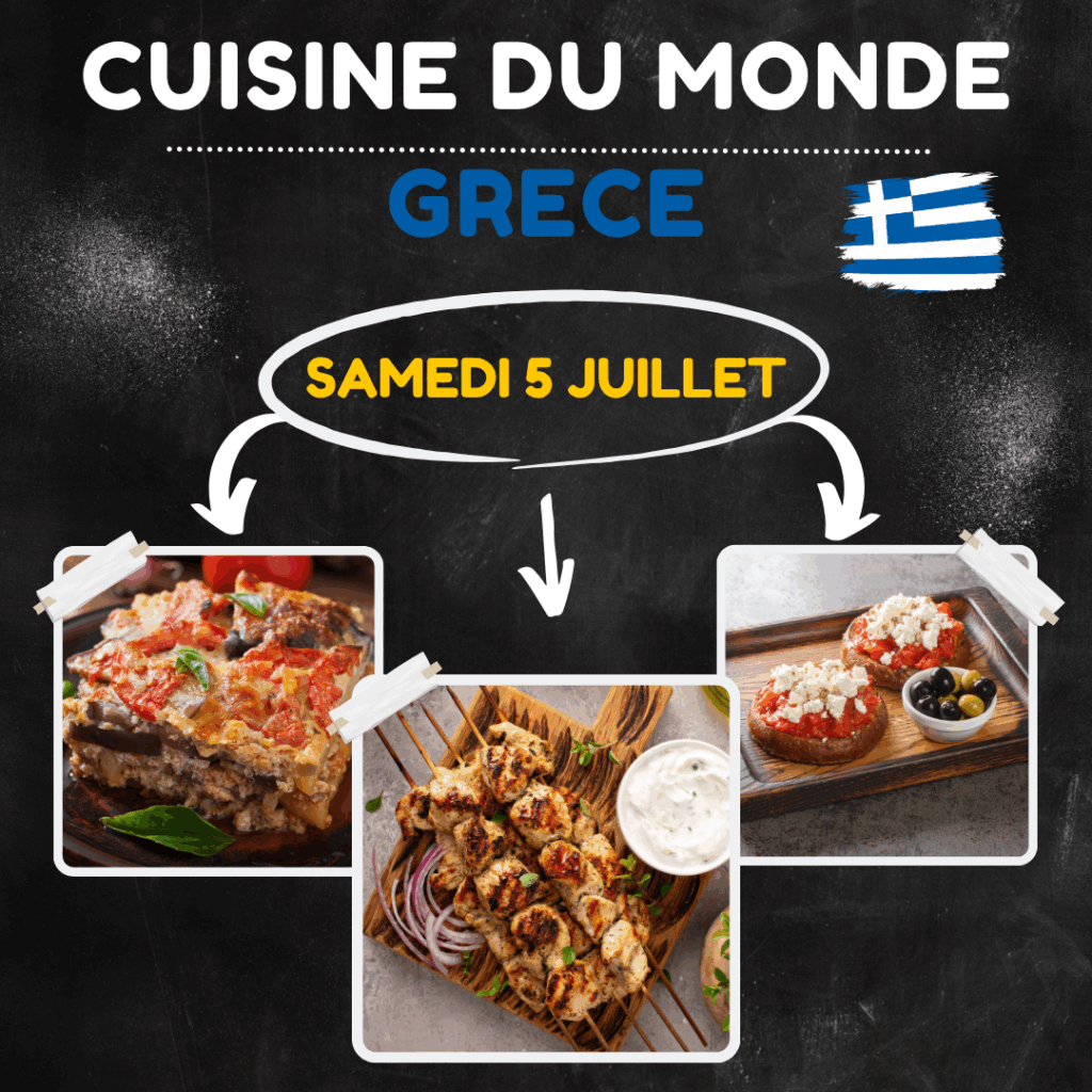 cuisine du monde grece repas gourmet lamarmite auberge de marchissy restaurant la cote repas 5 juillet 2025