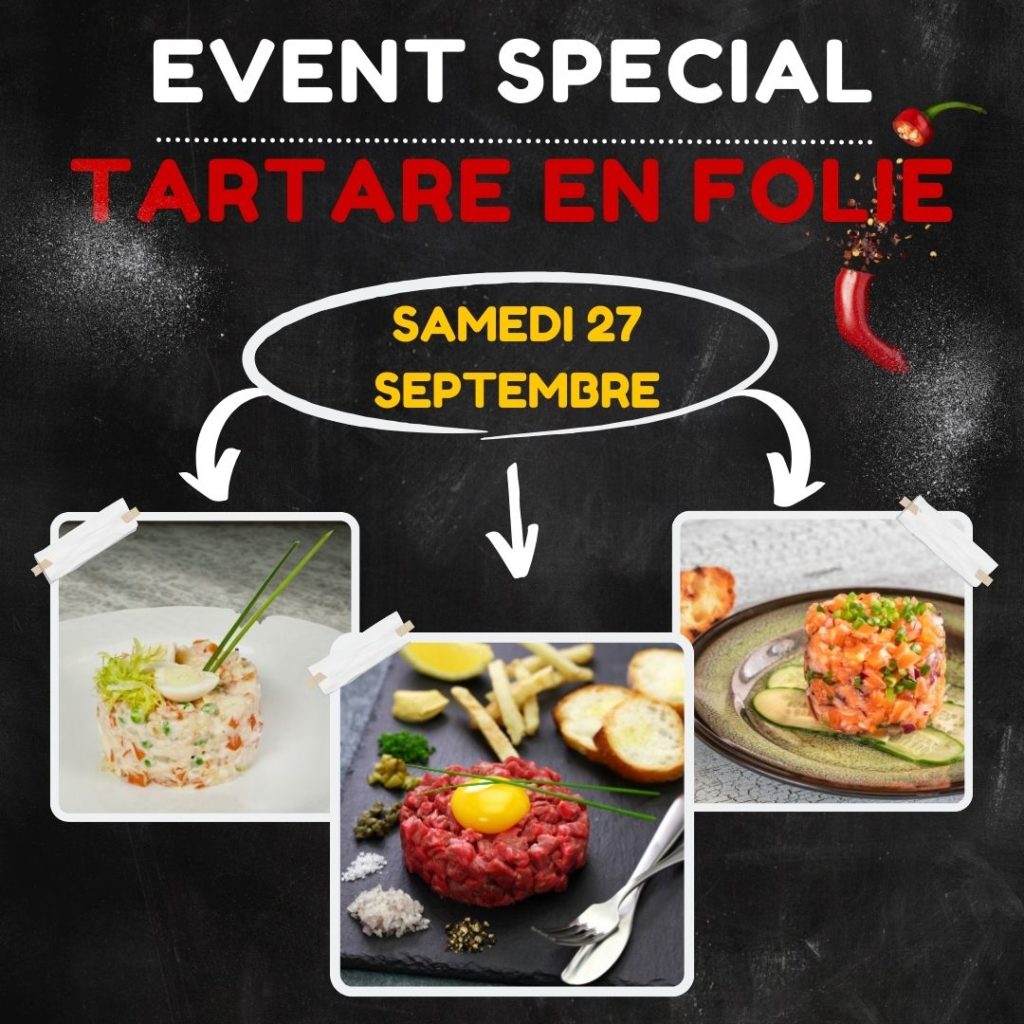tartare en folie repas gourmet lamarmite auberge de marchissy restaurant la cote repas 27 septembre 2025